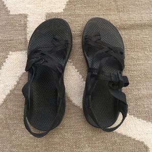 black double strap chacos